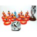 Subbuteo Andrew Table Soccer Spain Euro 2024 Winners on WSB Professional bases includes ball and euro trophy